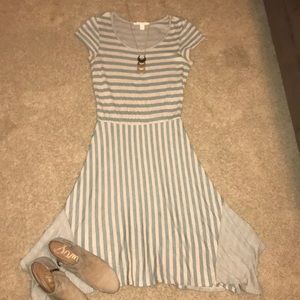 Green striped dress from Francesca’s